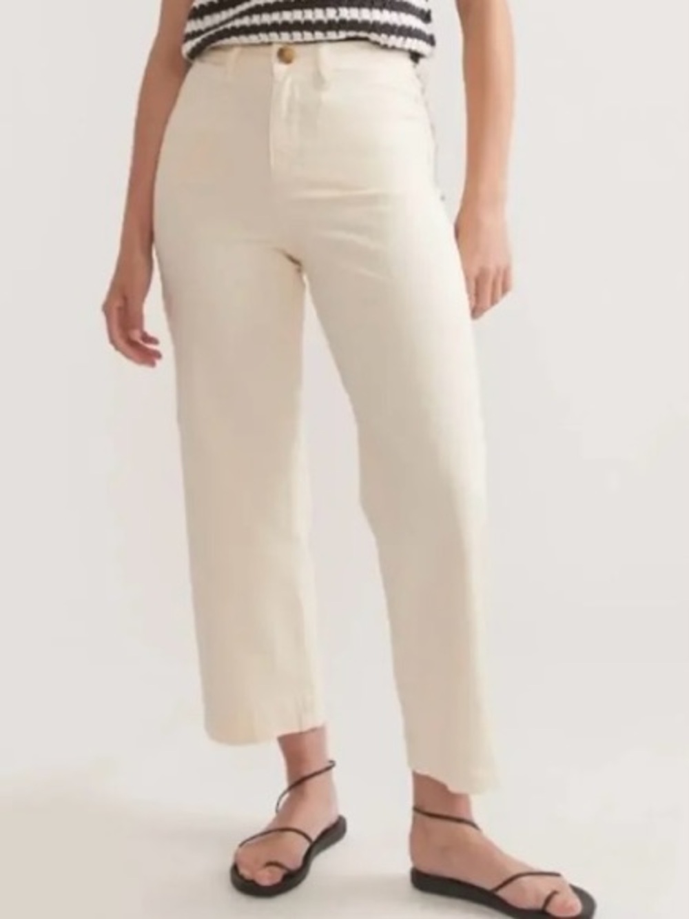 Marine Layer Bridget Wide Leg Crop Pants New
